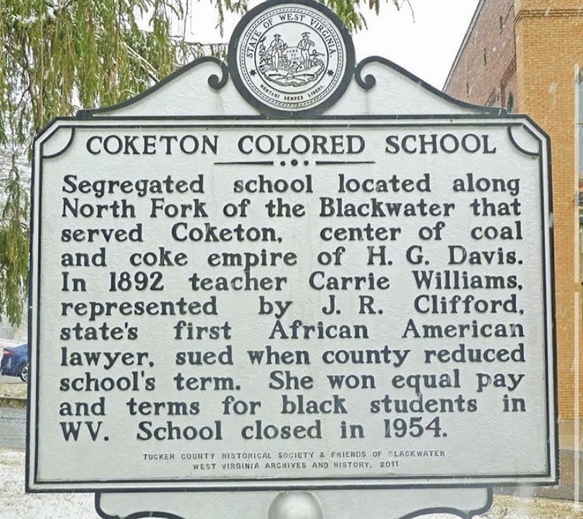 Coketon Colored School, Carrie Williams